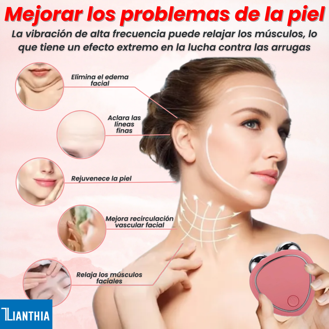 Masajeador Facial de Microcorriente