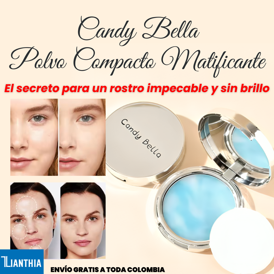 "Candy Bella" Polvo Compacto Matificante