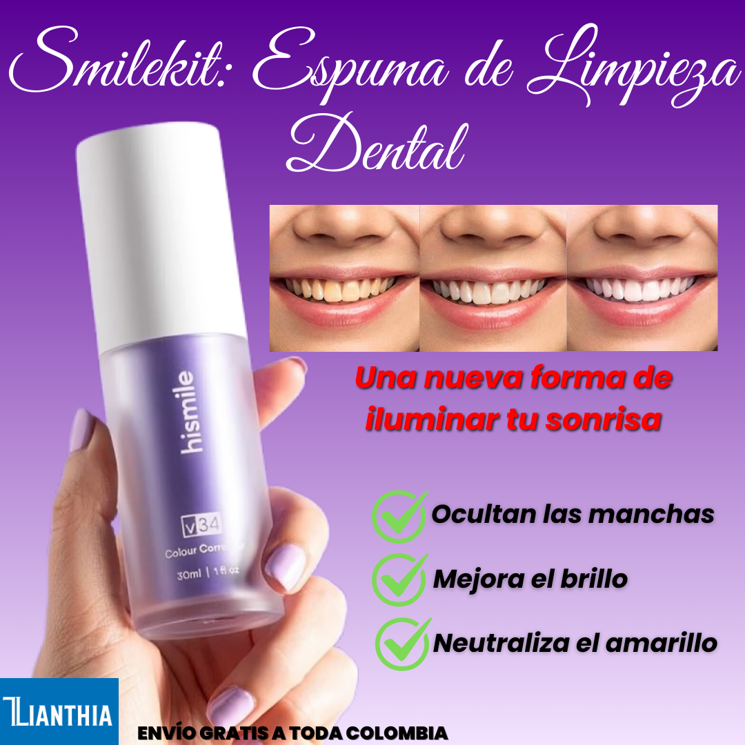 Smilekit: Espuma de Limpieza Dental